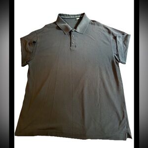Cutter & Buck‎ Black Polo Shirt Smooth Cotton Blend